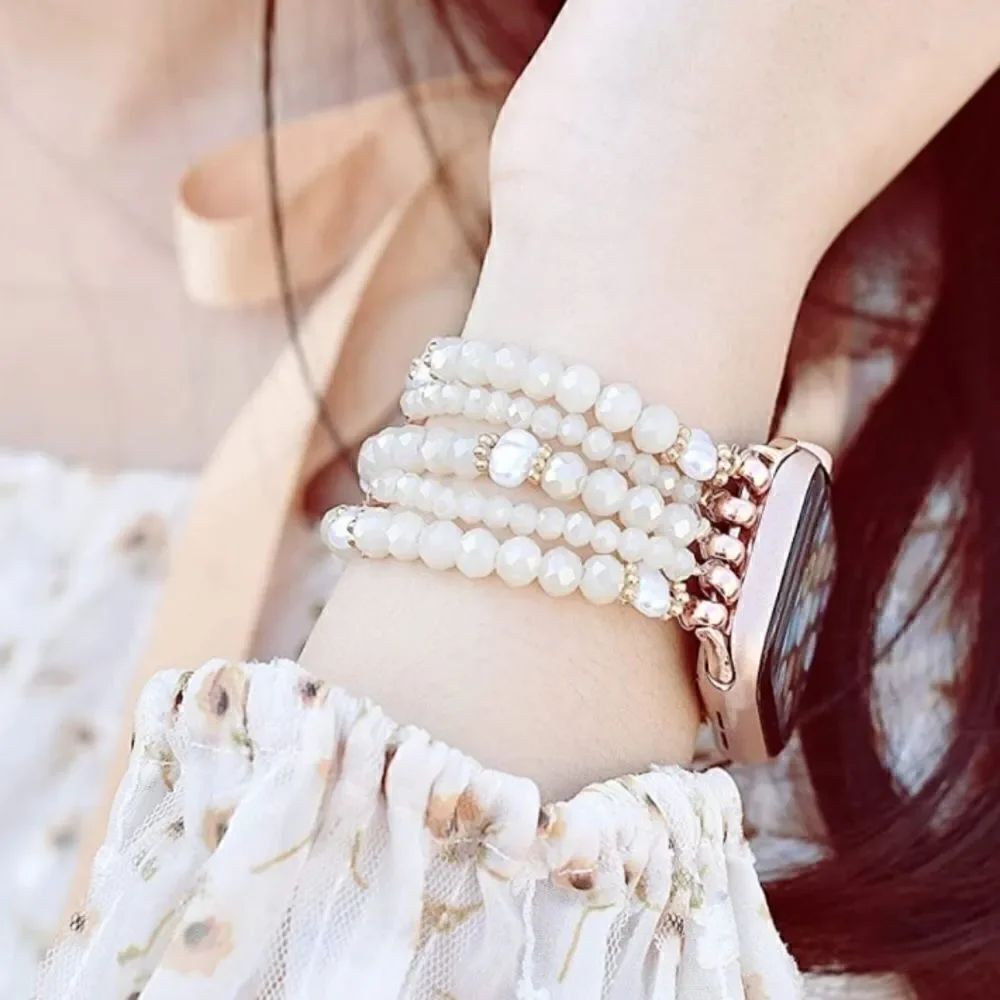 5 Strand Beaded Bracelet Band for Apple Watch